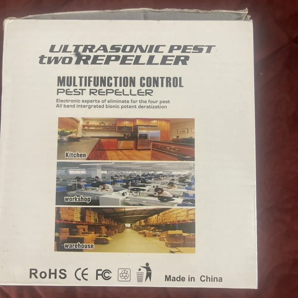 Ultrasonic Pest Two Repeller 12 Pack - One Room One Unit Safe And Easy To Use